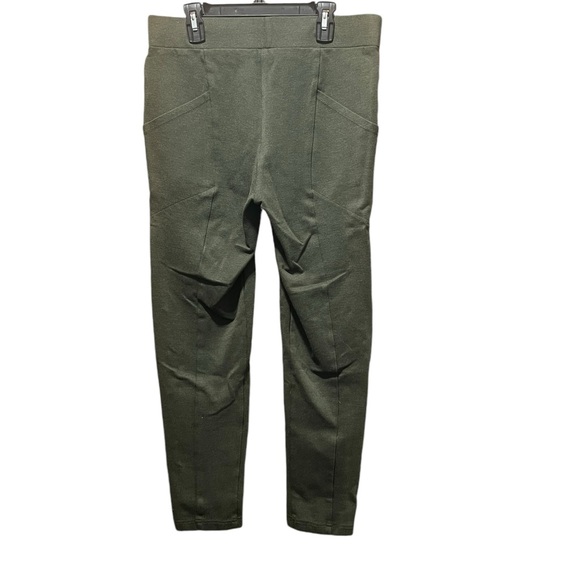 Betabrand Journey Olive Green stretch skinny legging pants Size medium - Picture 7 of 11